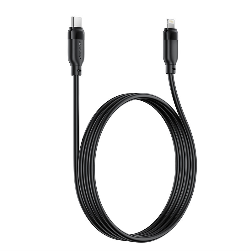 Кабель ACEFAST C16-01 TPU charging data cable USB-C to L Black Одесса - изображение 5