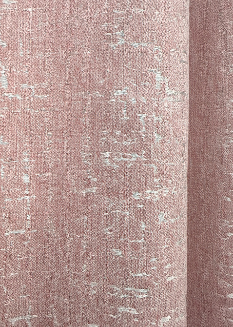 Комплект готовых штор VR-Textil Лен № 1737ш Розовый 100х270 см 2 шт (31-807) Киев - изображение 8