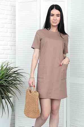 Літня сукня з кишенями "Tiffany" оптом Капучіно, 46-48 Київ
