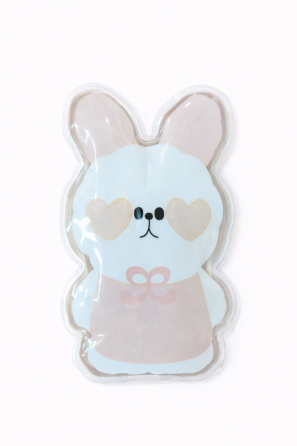 Грілка для рук багаторазова сольова кишенькова Зайчик з сердечками Київ
