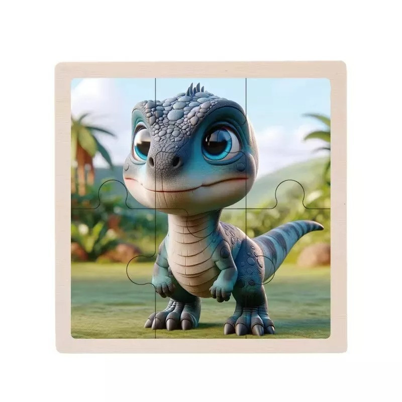 Детский деревянный пазл-вкладыш 