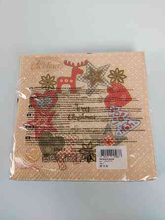 Новорічна серветка (ЗЗХЗЗ, 16 шт.) La Fleur "Фетровий декор" (1 пачка) Харків