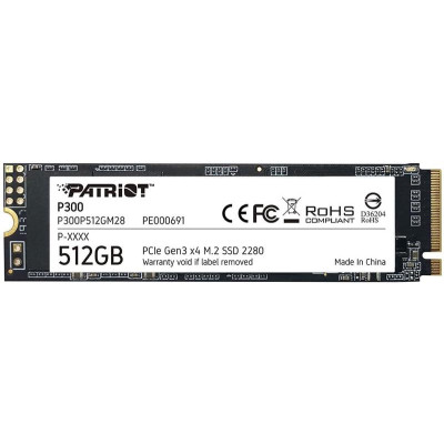 Накопичувач SSD M.2 2280 512GB Patriot (P300P512GM28) Вінниця - фото 1