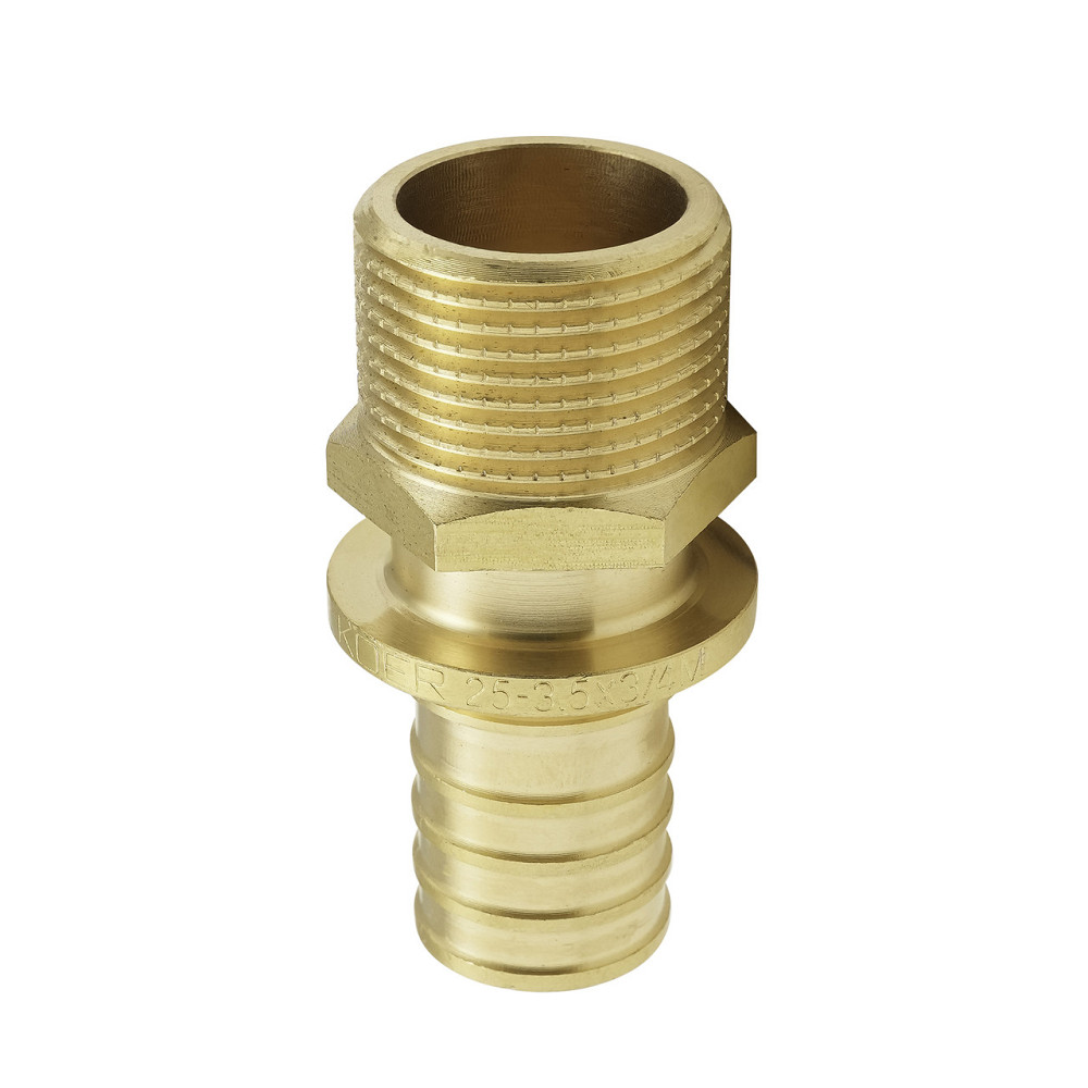 Перехідник з ЗР Koer KA.A08M-25 - 25(3.5mm) x 3/4"M (KR4853) Київ - фото 3