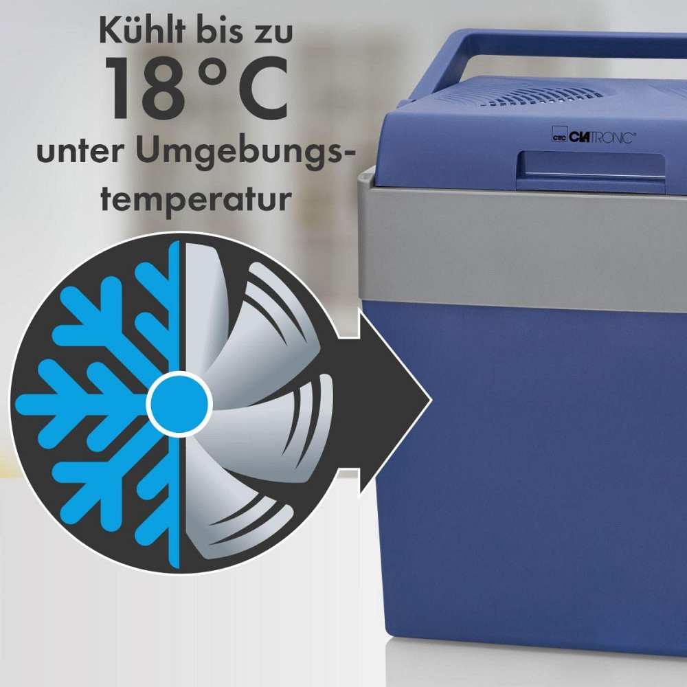 Автохолодильник 30 литров для напитков и продуктов Clatronic KB (3714) 12 В / 220-240 В Нововолынск - изображение 6