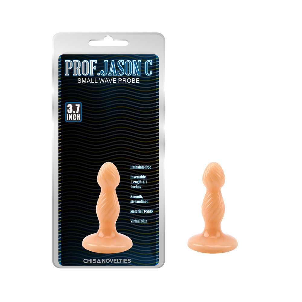 Пробка анальная рельефная Chisa Prof.Jason C, бежевая, S Sex Aura Киев - изображение 1