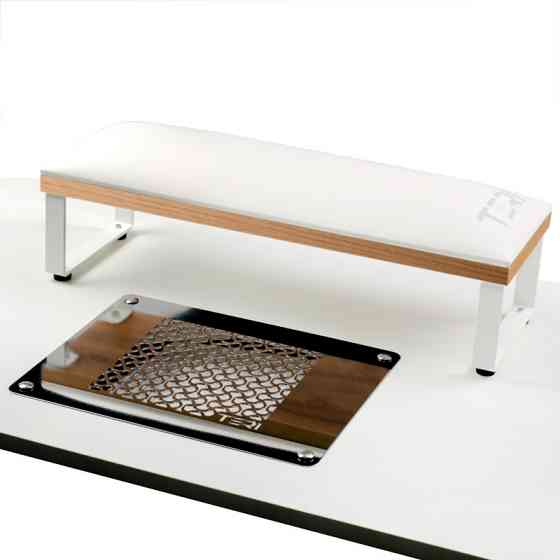 Подлокотник для маникюра LOFT белое дерево. Киев