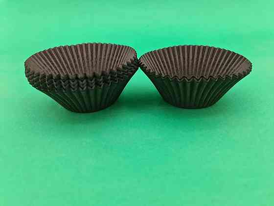 Тартолетка для чізкейк "Кругла коричнева"D55 H42,5 (100шт)/140/ (1 уп.) Харків