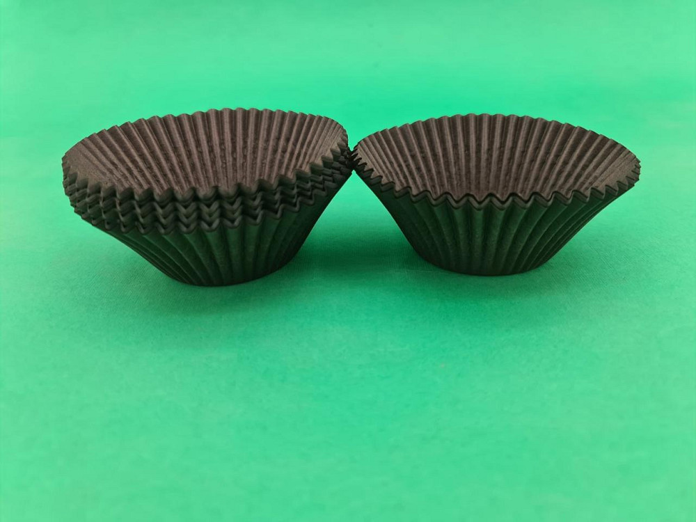 Тартолетка для чізкейк "Кругла коричнева"D55 H42,5 (100шт)/140/ (1 уп.) Харків - фото 1