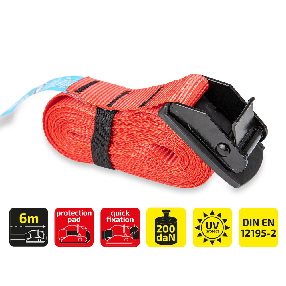 Ремінь для кріплення вантажу 25мм х 6м "Premium Spanngurt" Heyner, 880600 Київ - фото 1