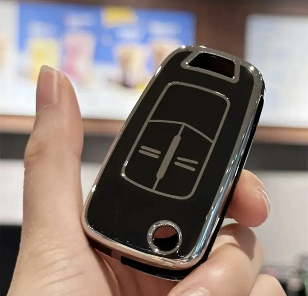 Захисний чохол для автомобільного ключа Opel 2 кнопки Чорний Смела - изображение 1