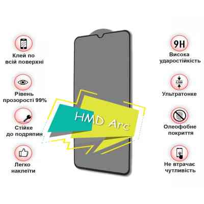 Скло захисне BeCover HMD Arc Black (713412) Вінниця