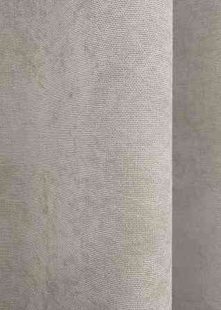 Шторная ткань микровелюр Petek YL цвет светло-серый 1803ш Киев