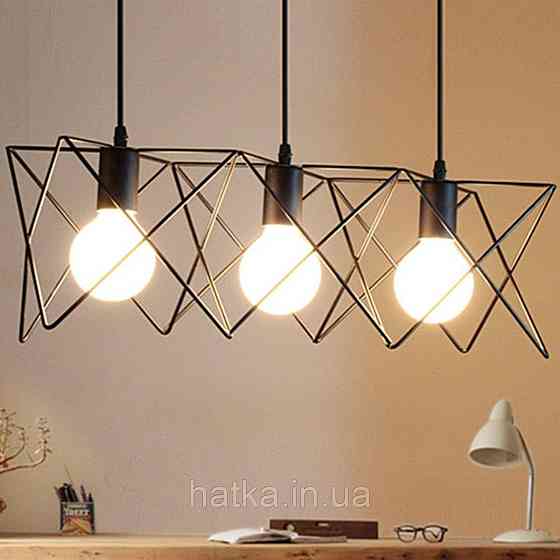 Люстра в стилі лофт MLP0290 на 3 плафони Київ