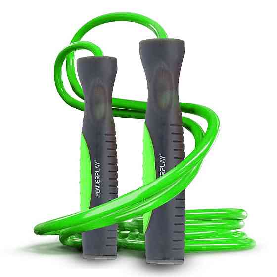 Скакалка PowerPlay 4204 Classic Jump Rope Зелена (2,7m.) Кам'янське