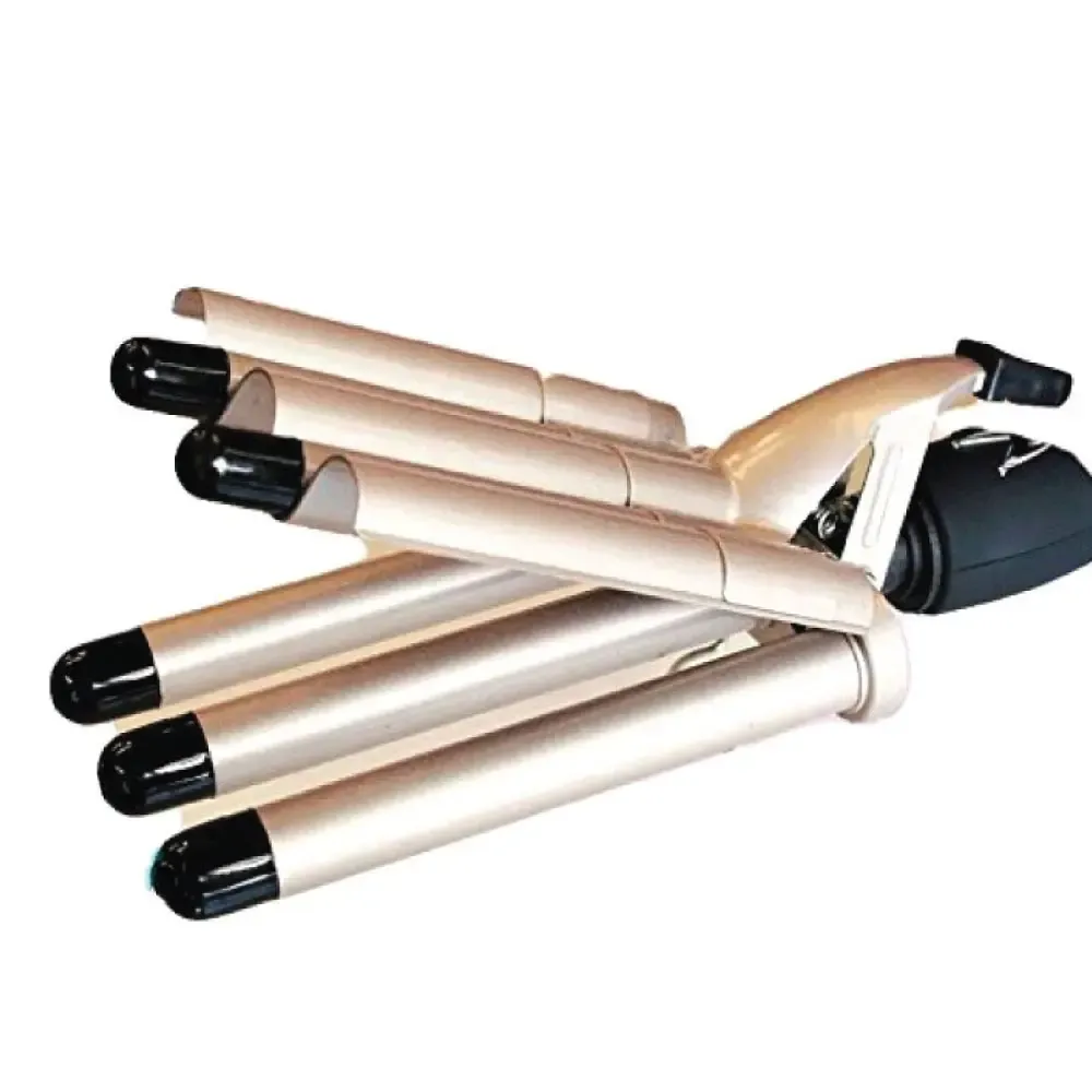 Плойка Волна Gemei GM 2933, Щипцы для завивки волос, гофре, плойка пять волн, накрутка волна Коломыя - изображение 3