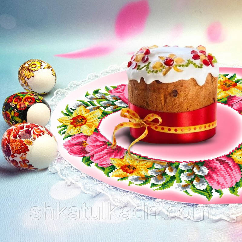 Серветка з мереживом для вишивки бісером(нитками) Днепр - изображение 1