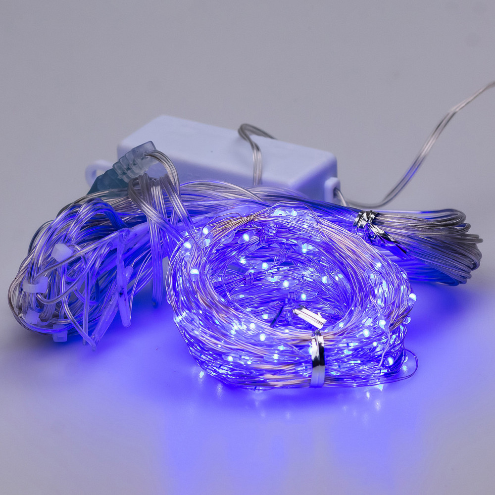 Garlando Гірлянда штора світлодіодна GarlandoPro 200LED Роса 3х3м 8 режимів 10 ниток гірлянда р Киев - изображение 2