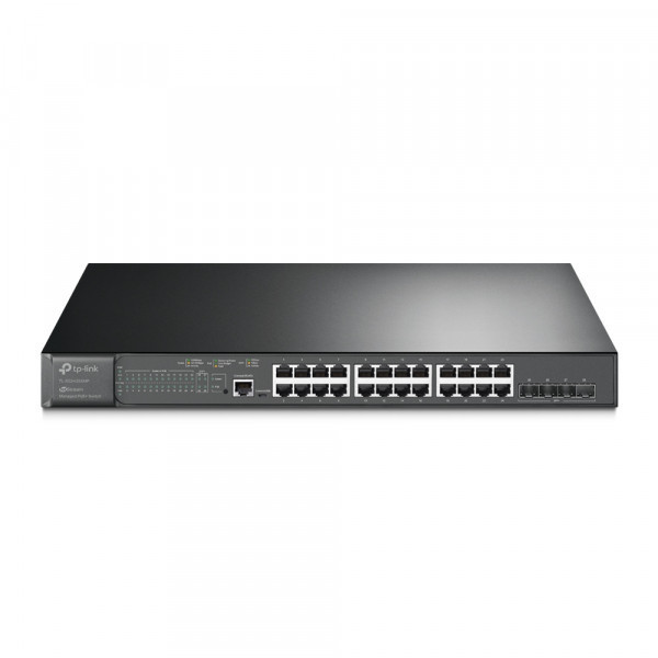 Комутатор TP-Link TL-SG3428XMP 24xGE/PoE+384W 4x10GE SFP+ L2 JetStream 19