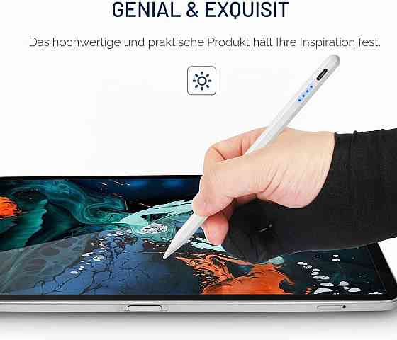 Стилус LEZUN C1503 для Apple iPad 2018–2026 Pixel Precision быстрая зарядка Белый Днепр