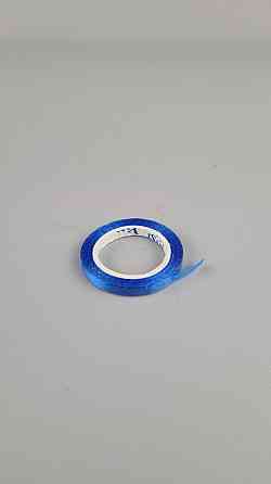 Стрічка для повітряних куль і подарунків 0.5 см х 5 метрів синя (1 пачка) Харків