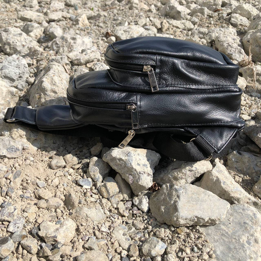 Сумка мішок через плече чоловіча, Чоловіча сумка через плече містка ділова крос-боді MI-54 Львів - фото 2