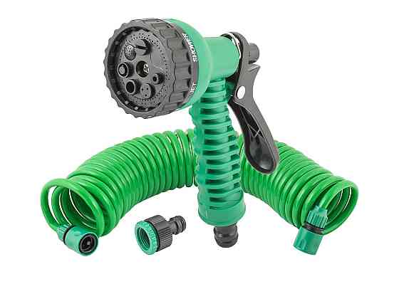 MASTERTOOL Набір для поливу MASTERTOOL DEW LINE 5 шт (пістолет 7 режимів/шланг 10 м/адаптер ½" Киев