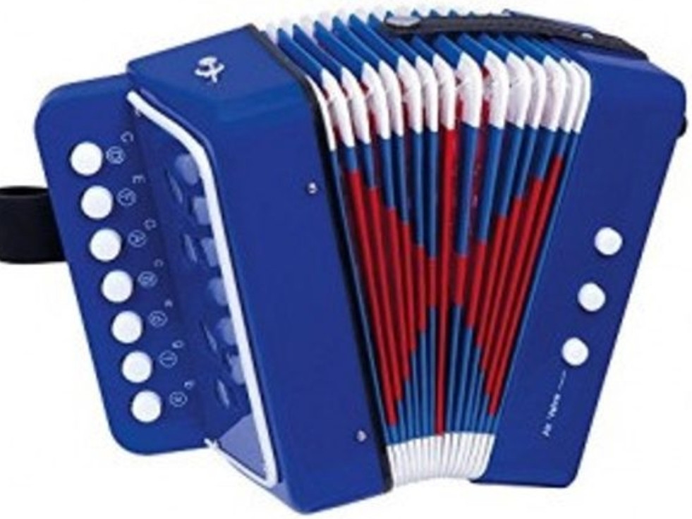 Гармоника Игрушечная Детская как настоящая 20 см, Играет от движения меха Харьков - изображение 4