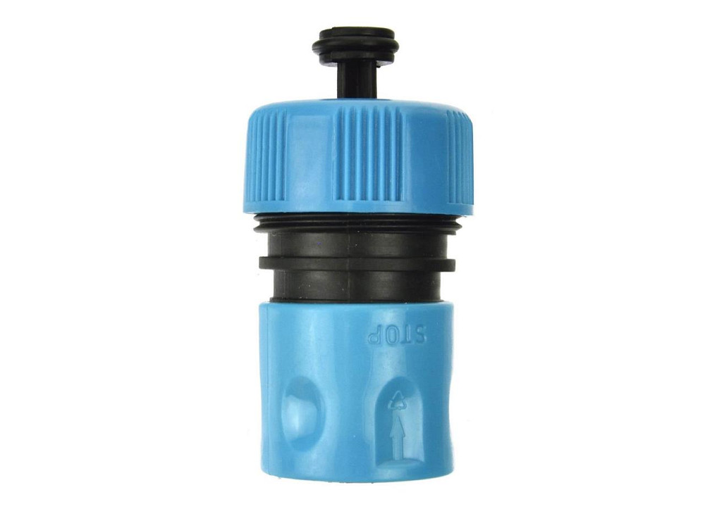 Швидкоз'єднувач Внутрішній пластиковий для поливу на шланг 3/4" "GeKo" з клапаном Киев - изображение 2