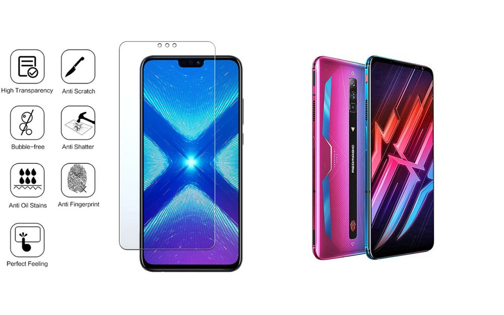 Захисне скло NeoGlass для nubia Red Magic 6, Red Magic 6 Pro – надпрозоре та стійке Київ - фото 4