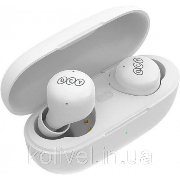 Навушники з мікрофоном Xiaomi TWS QCY T17 White (QCY T17 White_#) Київ - фото 2