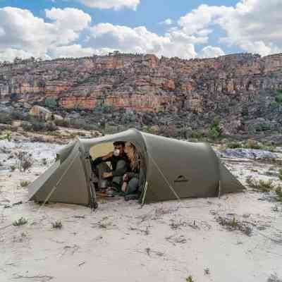 Палатка Naturehike тримісний Opalus, UL, CNK2450WS036, темно-зелений (6927595795910) Вінниця