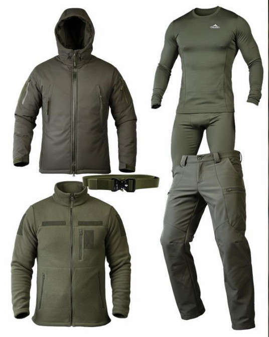 Зимовий тактичний костюм олива REDONDO 5в1 ТР6623 Одеса - фото 1