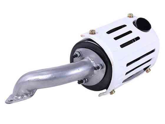 Глушитель с коленом SH (Зубр) мотоблок 180N Мукачево