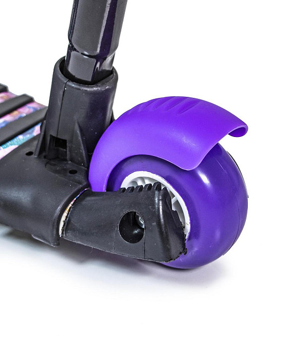 Самокат с сиденьем и родительской ручкой Scooter 5 в 1 с рисунком "Орхидея" с защитными бортиками Одесса - изображение 4