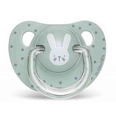 Пустышка Suavinex Hygge анатом. Уютные истории 18+ мес. бирюзовый зайчик (306580) Винница