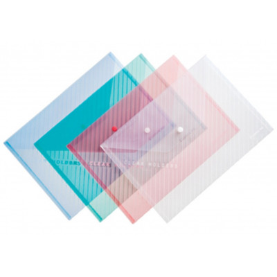 Папка - конверт Comix А4, прозрачная зеленая (FOLD-COM-C330-G) Винница - изображение 1