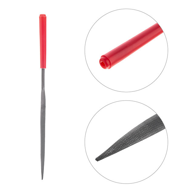 Набір надфілів, 10 шт., 140 мм INTERTOOL HT-3708 Київ - фото 3