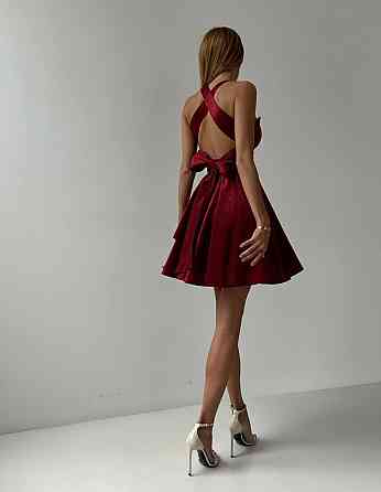 Женское элегантное праздничное бархатное платье Красный, 46/48 Одесса