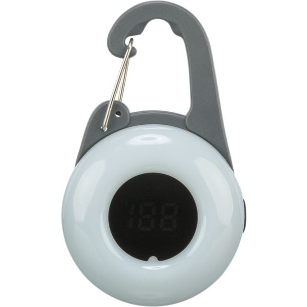 Брелок-фонарик Trixie для ошейника USB графит d:4*6,5см Киев - изображение 4