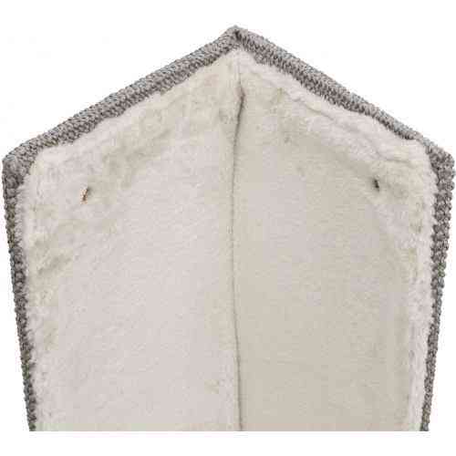 Дряпка для котів Trixie XXL настінна/кутова сизаль/плюш сірий, 38*75 см Вінниця