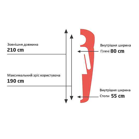 Спальный мешок Grand Canyon Whistler 190 13°C Capulet Olive Left (340018) Вінниця
