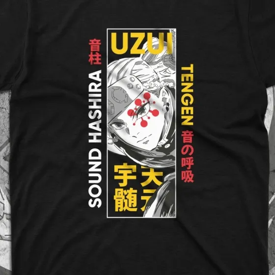 Футболка для подростка мальчика с принтом Клинок, рассекающий демонов Тенген Узуй 3 Размер 160 Anime10387 Днепр