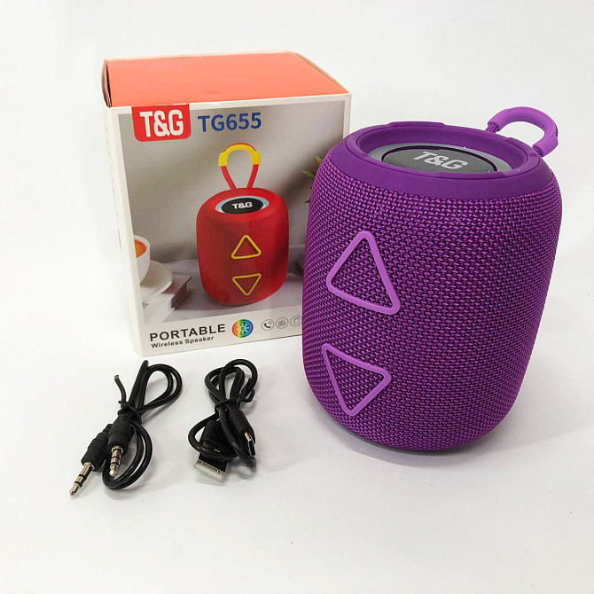 Bluetooth колонка с встроенной светодиодной подсветкой Колонка для вечеринки портативная UO-34 Львов - изображение 10