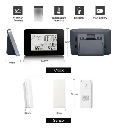 Беспроводная метеостанция для дома с выносным датчиком Киев