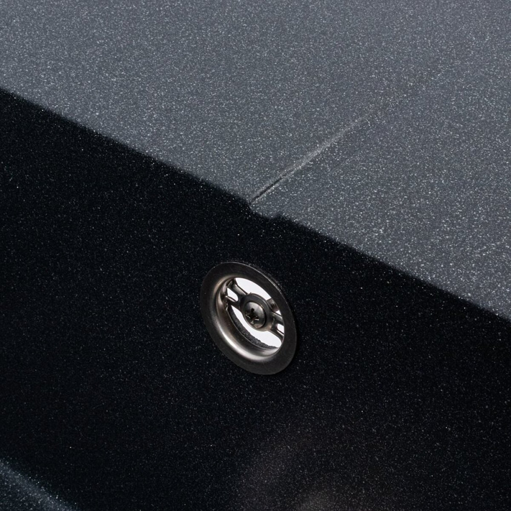 VALESO Гранітна кухонна мийка Valeso 5850 REYNA матова антрацит Киев - изображение 6