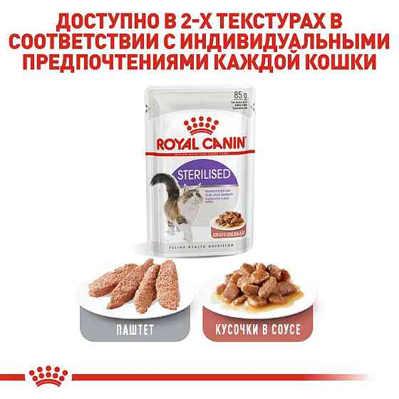 Royal Canin Sterilised Gravy (Роял Канін Стерелайзд соус) вологий корм для стерилізованих кішок від 12 місяців 0.085 кг. х 12 шт. Запоріжжя