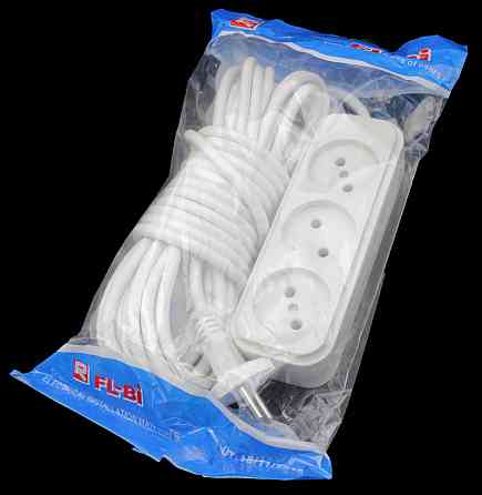 Удлинитель FL-BI 3 гнезда, 8 метров Днепр