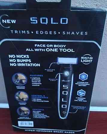 Бритва Триммер для мужской бороды и стрижки волос; MICRO TOUCH SOLO. Новый Киев