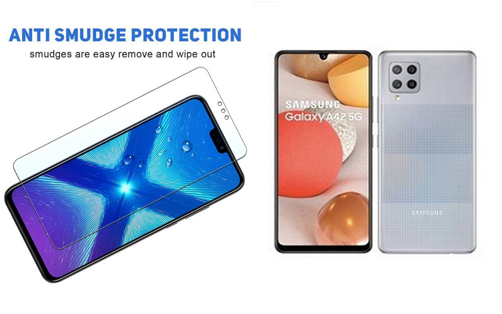 Защитное стекло NeoGlass для Samsung Galaxy A42 5G SM-A426B – ультрапрозрачное и устойчивое Киев - изображение 3